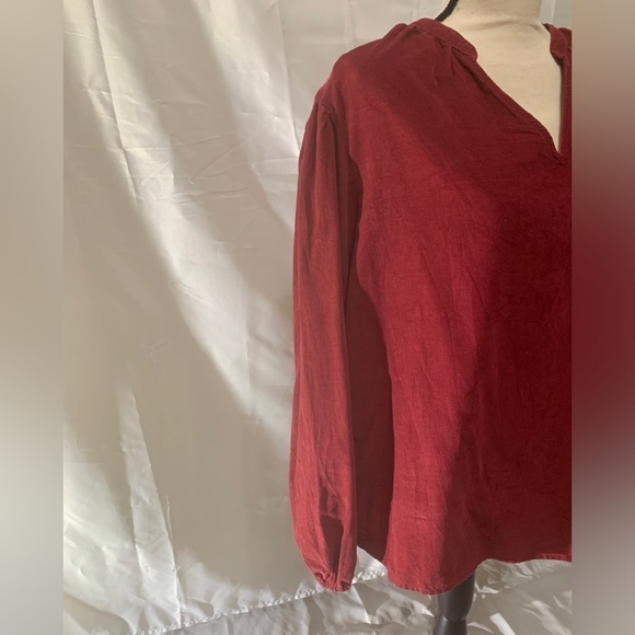 3/$28❤️Time& Tru corduroy 100% cotton, long sleeve top size XL(16-18) - Picture 3 of 7